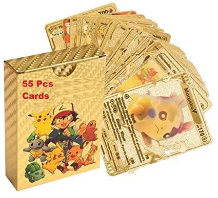 Pokemon Golden Cards | Premium Quality 55 Pcs Pokemon Golden Cards | Premium Quality 55 Pcs